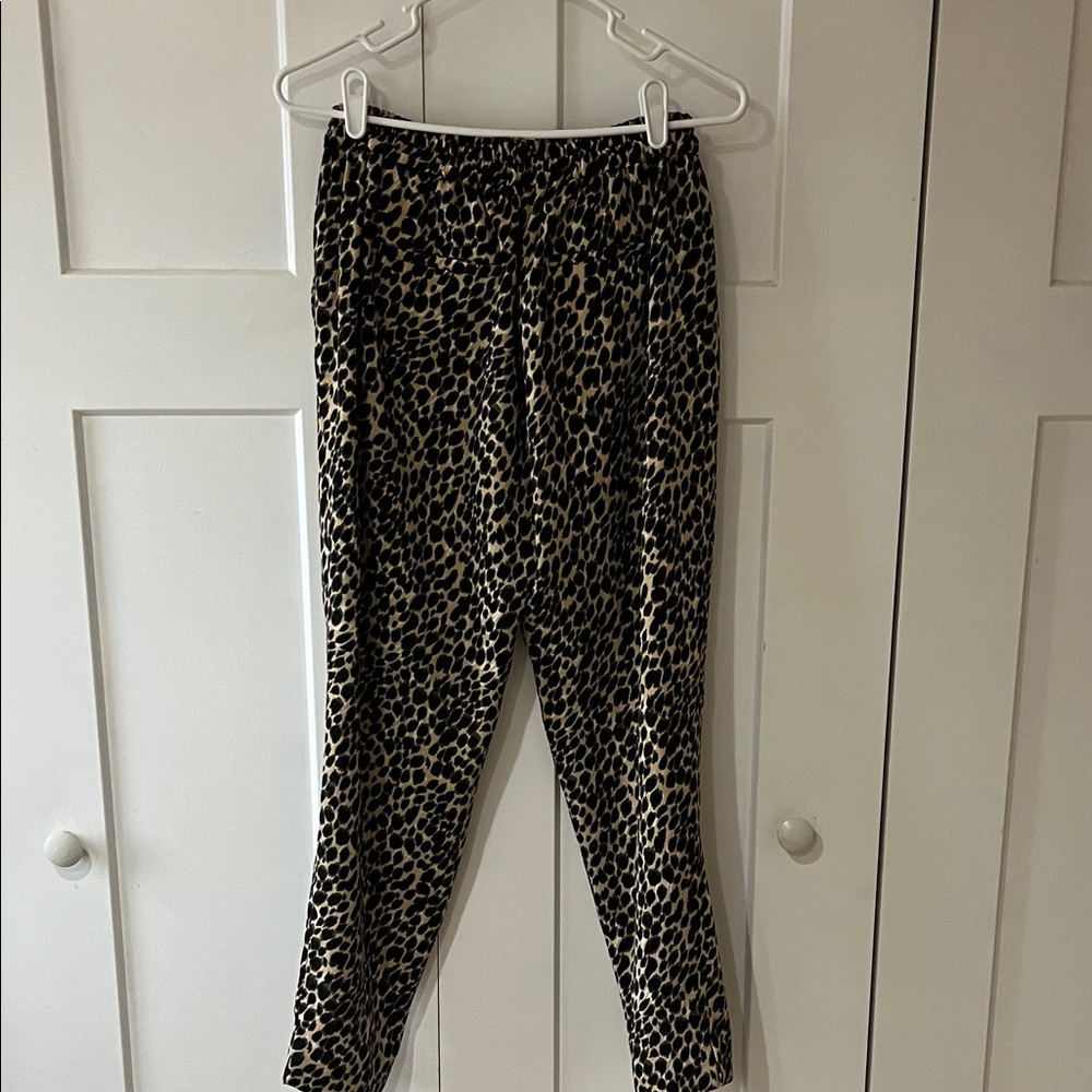 J.Crew Jamie Leopard Print Pants - Picture 5 of 9